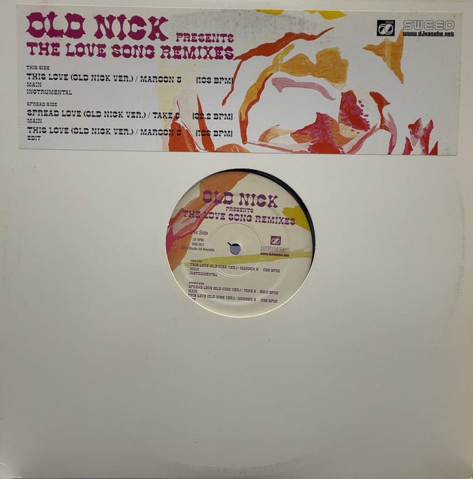 DJ HASEBE aka OLD NICK / The Love Song Remixes – TICRO MARKET