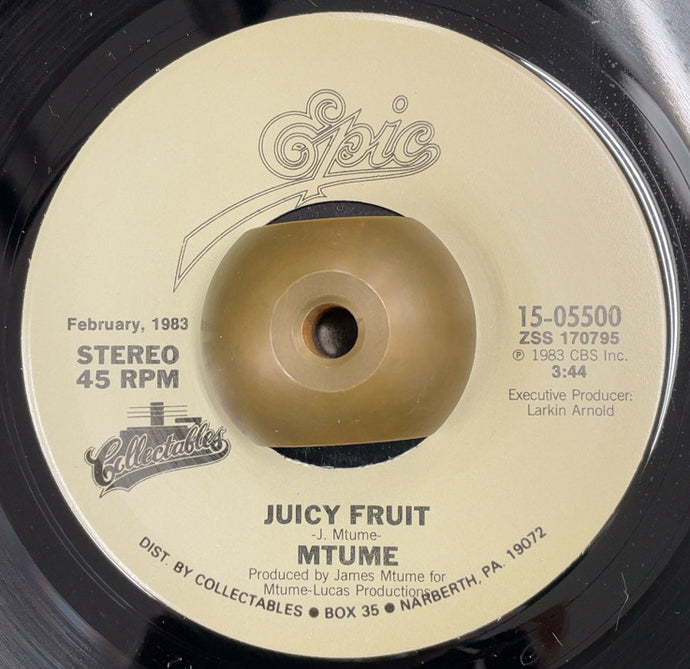 MTUME / JUICY FRUIT (Epic, 7inch)