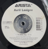 AVRIL LAVIGNE / I'm With You / Sk8er Boi ( Arista, 7inch)