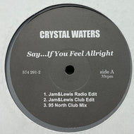 CRYSTAL WATERS / Say...If You Feel Alright (12inch)