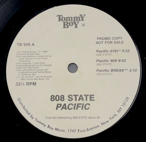 808 STATE / Pacific (Tommy Boy, TB 949, 12inch) – TICRO MARKET