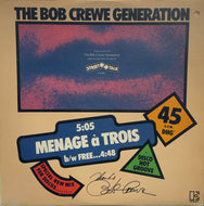 BOB CREWE GENERATION / Menage À Trois / Free (Elektra, AS-11380, 12inch)