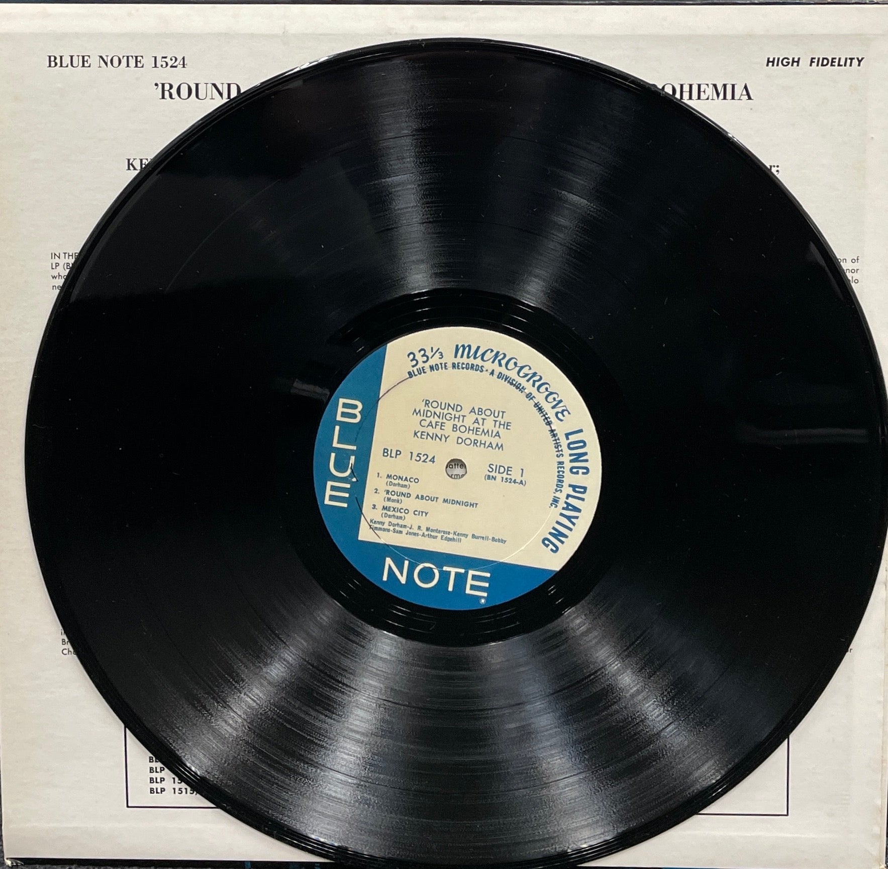洋楽 Kenny Dorham Cafe Bohemia Blue Note 1524 Kenny Dorham - The Complete 'Round About Midnight At The Cafe