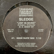 SLEDGE / Lost In Music  (Natural Honey Remix '97) 12inch
