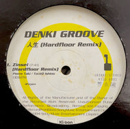 電気グルーヴ / 人生(Zinsei)Hardfloor Remix / Popcorn (Ki/oon – KSJ2 6001, 12inch)