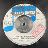 GREGORY ISAACS / My Number One 7inch