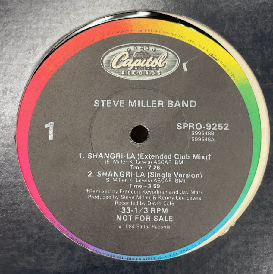 STEVE MILLER BAND / SHANGRI-LA 12inch – TICRO MARKET