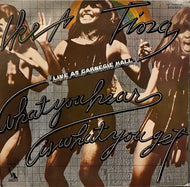 IKE & TINA TURNER / What You Hear Is What You Get - Live At Carnegie Hall 赤盤 LP Promo