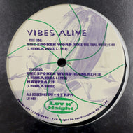 VIBES ALIVE / The Spoken Word (12inch)
