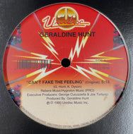 GERALDINE HUNT / Can't Fake The Feeling (Unidisc, SPEC-1355, 12inch)