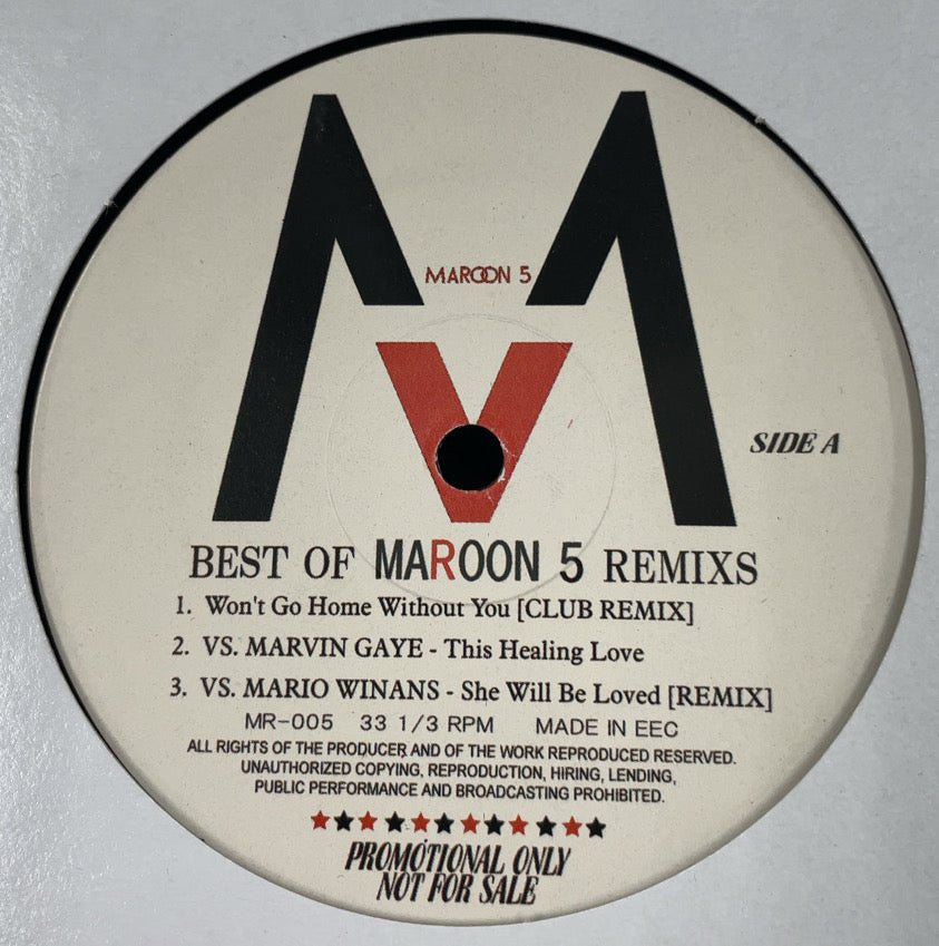 MAROON 5 / Best Of Maroon 5 Remixs