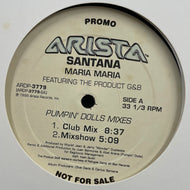 SANTANA / Maria Maria (Pumpin' Dolls Mixes) 12inch