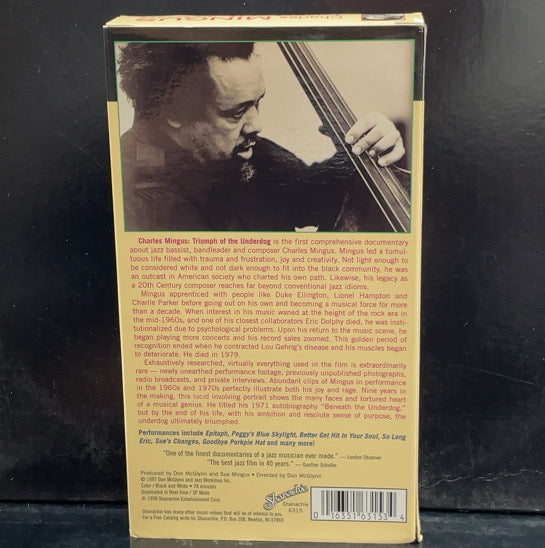その他 Triumph of the Underdog [VHS] CHARLES MINGUS / Triumph Of The Underdog (VHS Video Tape） – TICRO