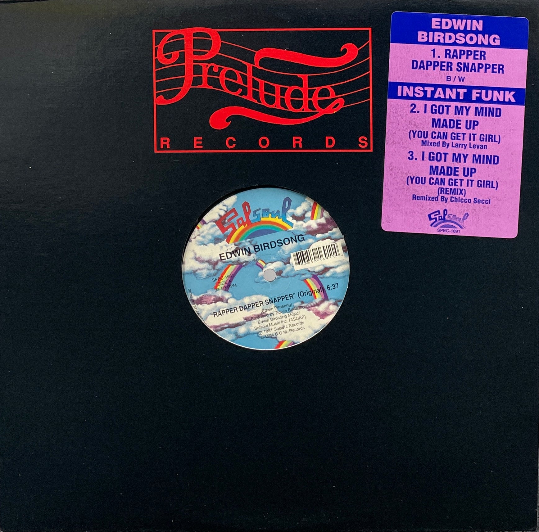 EDWIN BIRDSONG - INSTANT FUNK / Rapper Dapper Snapper / I Got My Mind ...