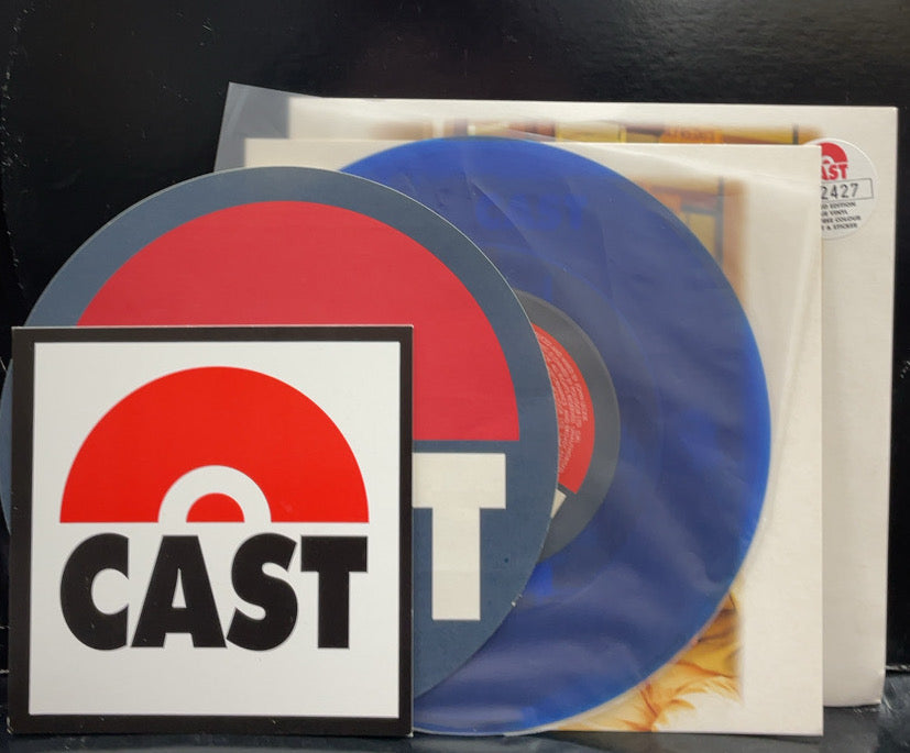 CAST / Alright (Blue Translucent) (Polydor, 579926-7, 7inch