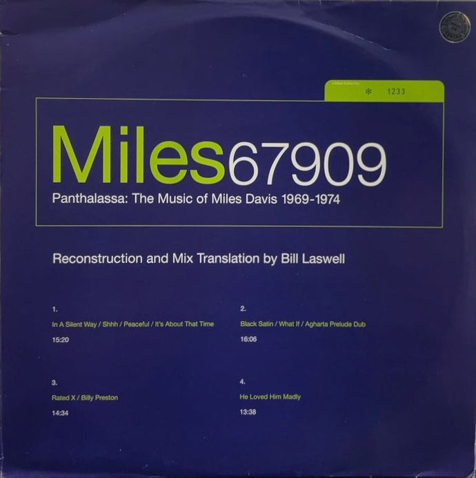 MILES DAVIS / Panthalassa: The Music Of Miles Davis 1969-1974 2LP
