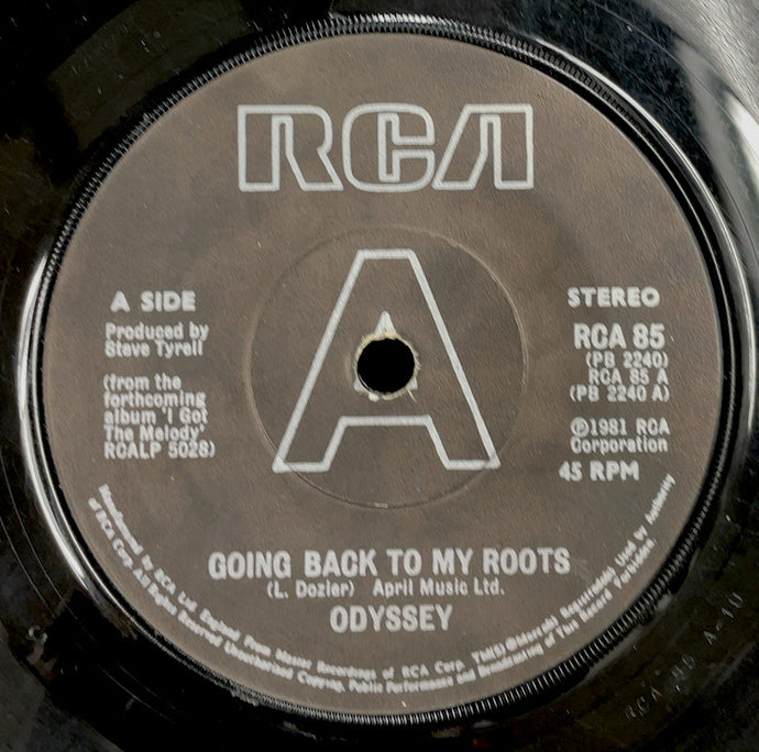 ODYSSEY / Going Back To My Roots (RCA, 7inch)