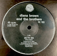DIANA BROWN & BARRIE K. SHARPE / Yes It's You / The Masterplan 12inch