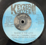 CHAKA DEMUS & PLIERS / Where Is The Love / Dilemma 7inch
