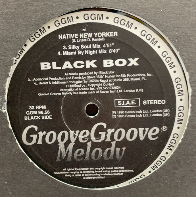 BLACK BOX / Native New Yorker (GGM 9658, 12inch)