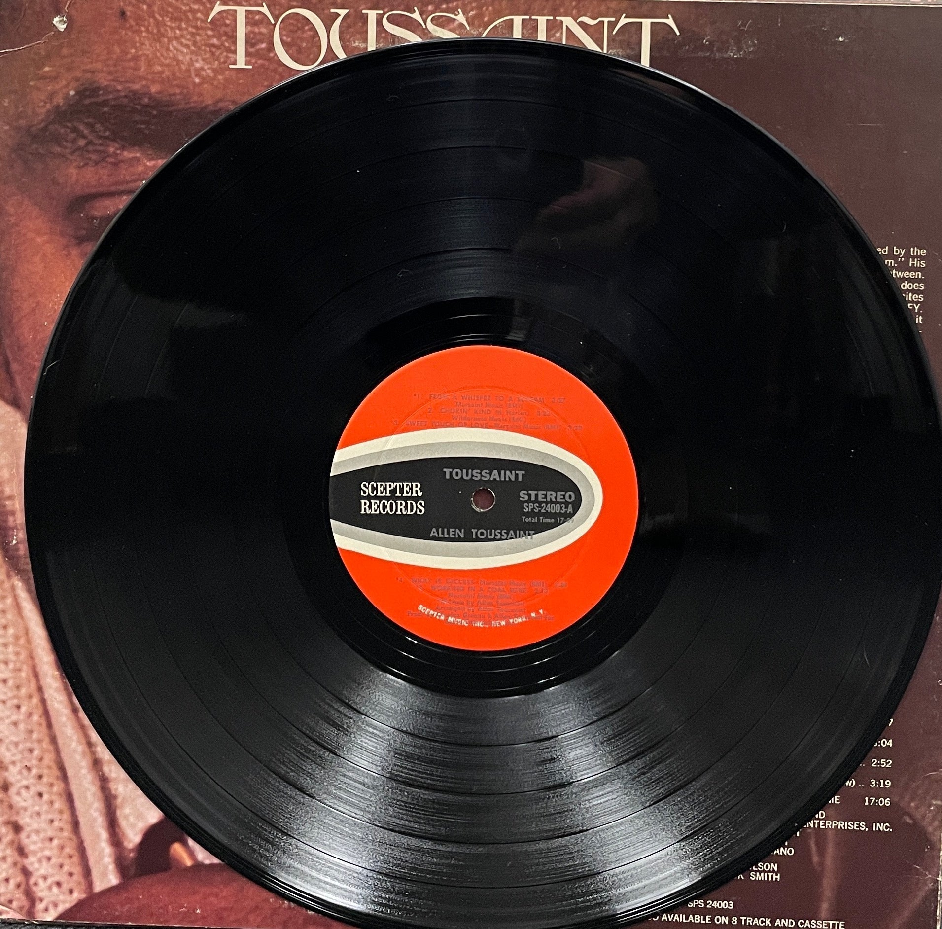 ALLEN TOUSSAINT / Toussaint (SPS 24003) 1st Press. (LP) – TICRO MARKET