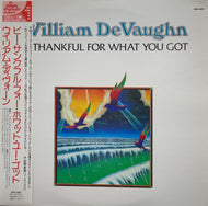 WILLIAM DeVAUGHN / Be Thankful For What You Got 帯付 LP