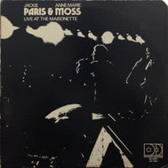 JACKIE PARIS & ANNE MARIE MOSS / LIVE AT THE MAISONETTE