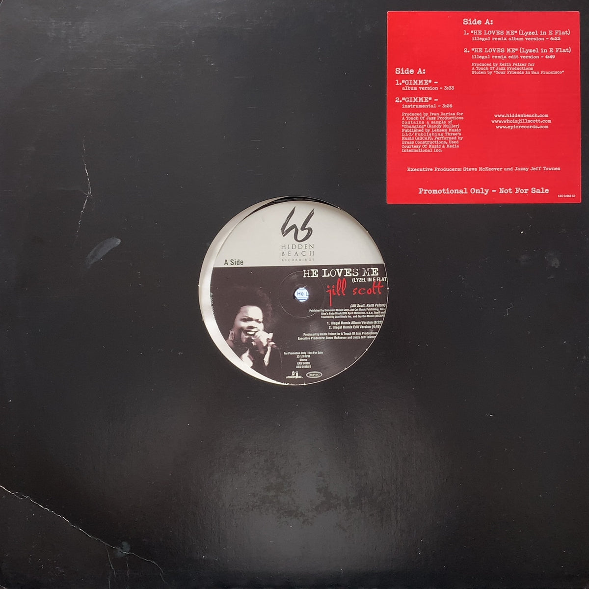 JILL SCOTT / Gimme / He Loves Me (Lyzel In E Flat) (Illegal Remix