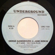 JANE BIRKIN & SERGE GAINSBOURG / JE T'AIME MOI NON PLUS