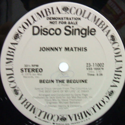 JOHNNY MATHIS / BEGIN THE BEGUINE – TICRO MARKET