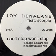 JOY DENALANE / CAN'T STOP WON'T STOP