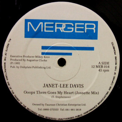 JANET LEE DAVIS / OOOPS THERE GOES MY HEART