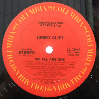 JIMMY CLIFF / WE ALL ARE ONE