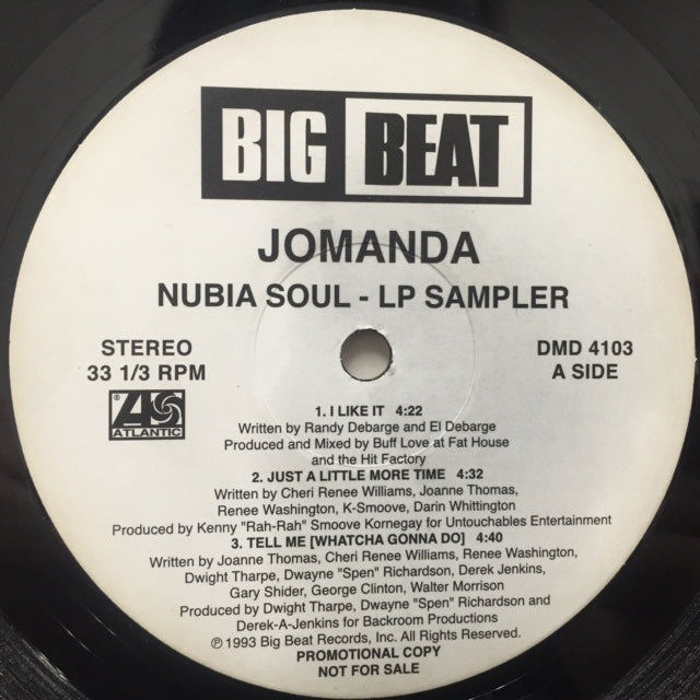 JOMANDA / NUBIA SOUL LP - SAMPLER – TICRO MARKET