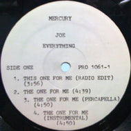 JOE / THE ONE FOR ME