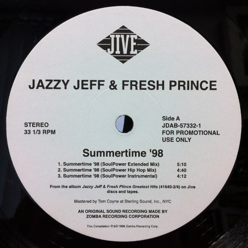 JAZZY JEFF & FRESH PRINCE / SUMMER TIME 98