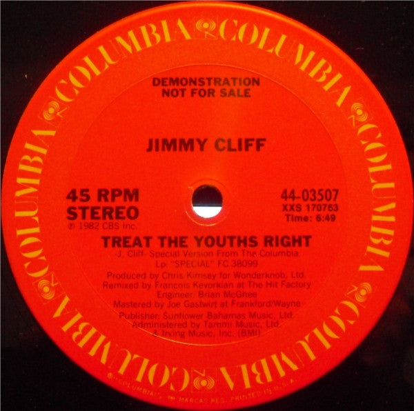 JIMMY CLIFF / TREAT THE YOUTHS RIGHT