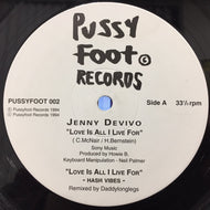 JENNY DEVIVO / DADDYLONGLEGS / LLOVE IS ALL LIVE FOR / THE FOURTH WAY