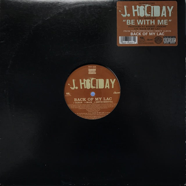 J. Holiday Back of My Lac レコード 2LP 洋楽 J.HOLIDAY/BACK