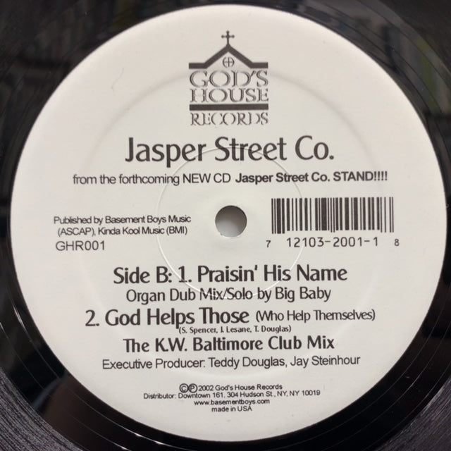米12” Jasper Street Co. Praisin His Name GHR001 GODS HOUSE RECORDS 未開封 /00250 JASPER STREET CO. / Praisin' His Name – TICRO MARKET