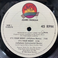 JAMES INGRAM / It's Your Night / Yah Mo B There