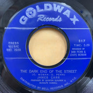 JAMES CARR / The Dark End Of The Street / Lovable Girl