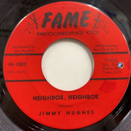 JIMMY HUGHES / Neighbor, Neighbor