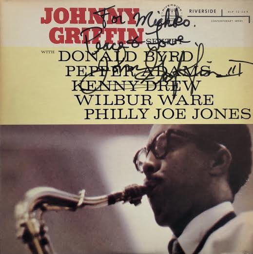 ジョニー・グリフィン 他サイン入りLPレコード JOHNNY GRIFFIN / Johnny Griffin Sextet – TICRO MARKET