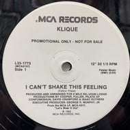 KLIQUE / I Can't Shake This Feeling (Promo)