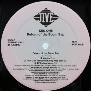 KRS-ONE / RETURN OF THE BOOM BAP – TICRO MARKET