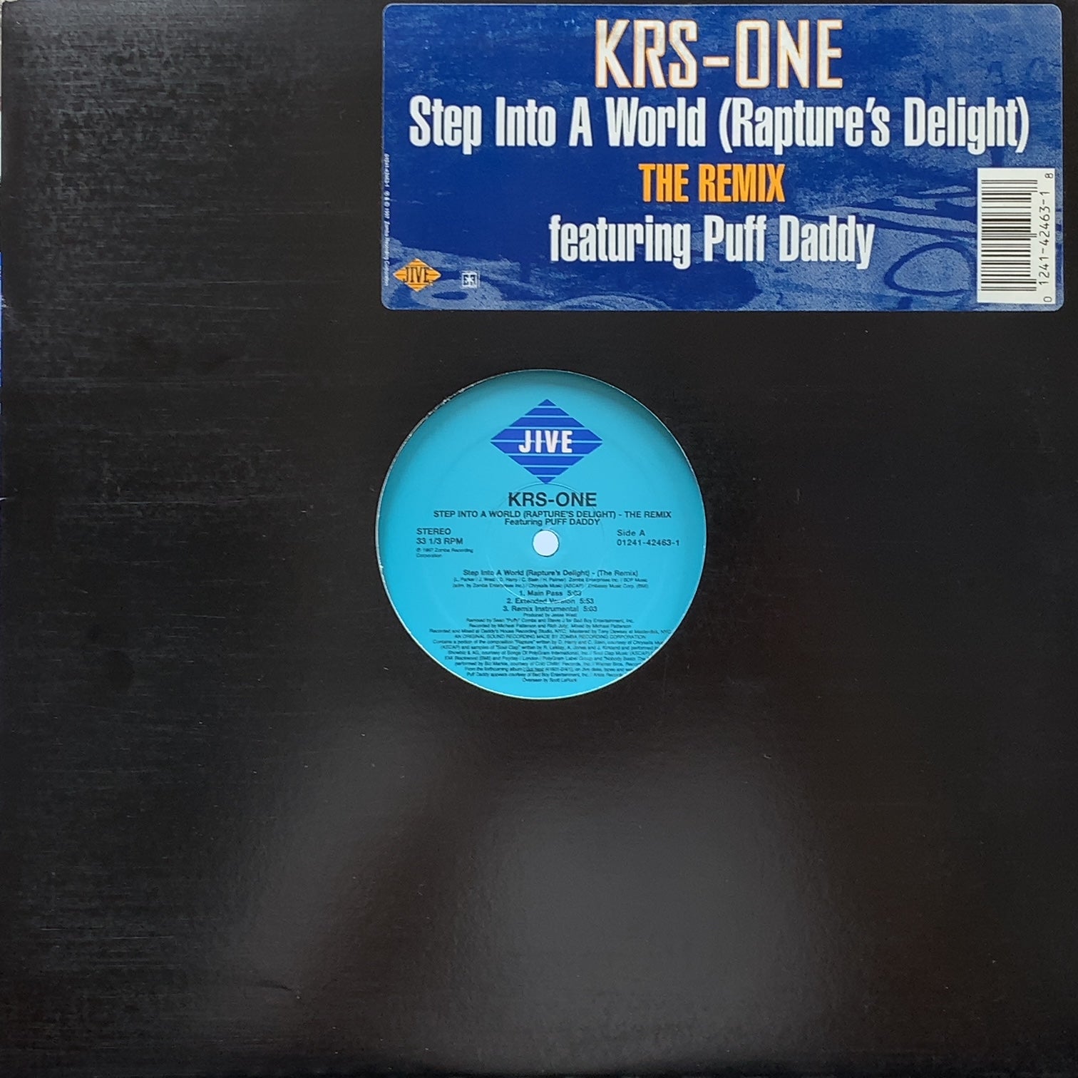 KRS-ONE / Step Into A World (Rapture's Delight) - The Remix