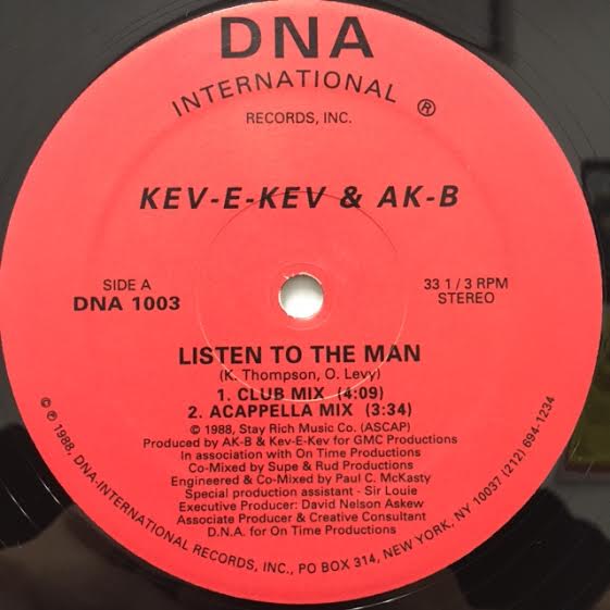 Kev-E-Kev & AK-B - Listen To The Man ② KEV-E-KEV & AK-B / LISTEN TO THE MAN – TICRO MARKET