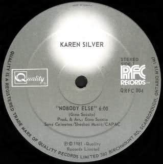 karen silver nobody else レコード