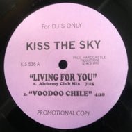 KISS THE SKY / LIVING FOR YOU